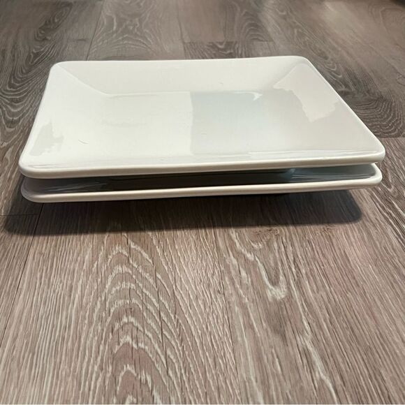 Williams Sonoma White Square Dinner Plate 11.75” Charger I Patrizi Italy Ivory - Picture 7 of 7